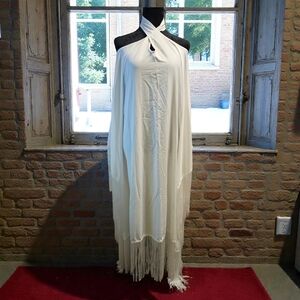 Loragal Asymmetrical White Dress